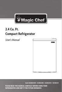 Handleiding Magic Chef MCBR240S1 Koelkast