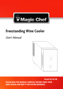 Manual de uso Magic Chef MCWC6B Vinoteca