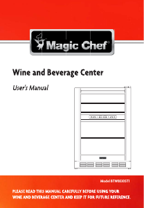 Manual Magic Chef BTWB530ST1 Wine Cabinet