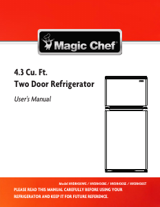 Bruksanvisning Magic Chef HVDR430WE Kyl-frys