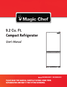 Manual de uso Magic Chef MCBM920W1 Frigorífico combinado
