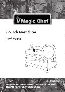 Bruksanvisning Magic Chef MCL86MSRT Skärmaskin
