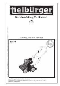 Bedienungsanleitung Tielbürger TV140 Vertikutierer