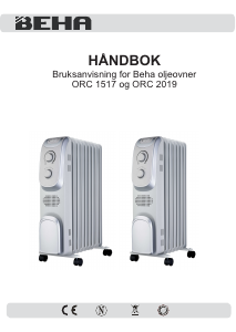 Manual Beha ORC 2019 Heater