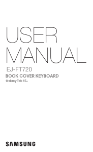 Manual Samsung EJ-FT720 Teclado