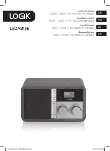 Bruksanvisning Logik L5DAB13E Radio