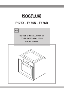Mode d’emploi Sogelux F176B Four