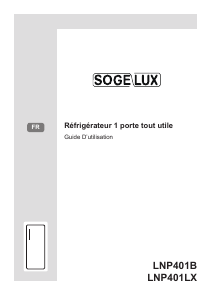 Mode d’emploi Sogelux LNP401B Réfrigérateur