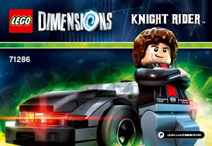 Manual Lego set 71286 Dimensions Knight Rider fun pack