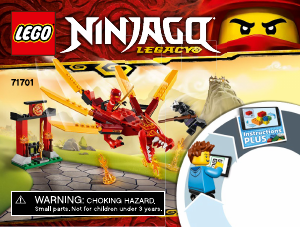 Használati útmutató Lego set 71701 Ninjago Kai tűzsárkánya