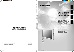 Handleiding Sharp LC-M3700 LCD monitor