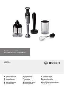 Käyttöohje Bosch MSM88195AU Sauvasekoitin