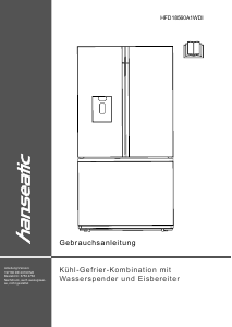 Handleiding Hanseatic HFD18560A1WDI Koel-vries combinatie