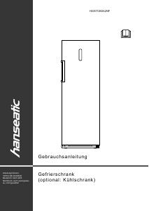 Handleiding Hanseatic HGS17260A2NF Vriezer