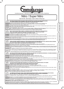 Manual de uso Emmaljunga Super Nitro Cochecito