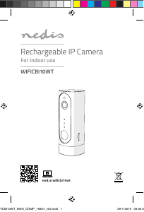 Mode d’emploi Nedis WIFICBI10WT Caméra IP