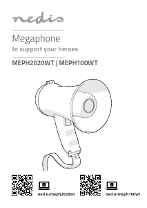 Brugsanvisning Nedis MEPH100WT Megafon