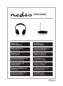 Εγχειρίδιο Nedis HPRF200BK Ακουστικά