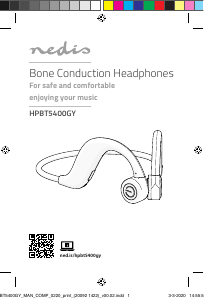 Manual Nedis HPBT5400GY Căşti