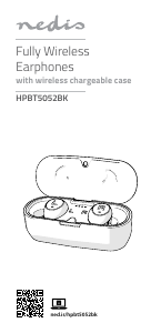 Εγχειρίδιο Nedis HPBT5052BK Ακουστικά