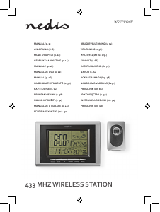Manual Nedis WEST202GY Weather Station