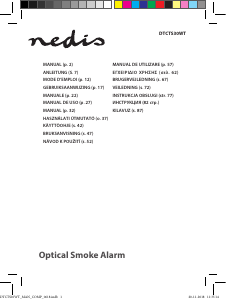 Instrukcja Nedis DTCTS30WT Czujnik dymu