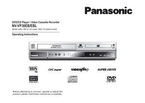 Bruksanvisning Panasonic NV-VP30EB DVD-Video Kombination