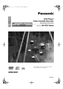 Manual Panasonic NV-VP31EE DVD-Video Combination