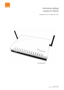 Instrukcja Comtrend VI-3223u (Orange) Router