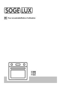 Mode d’emploi Sogelux F181N Four