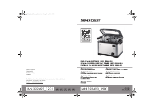 Manual SilverCrest SEF3 2000 D3 Deep Fryer