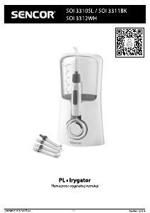 Instrukcja Sencor SOI 3312WH Irygator