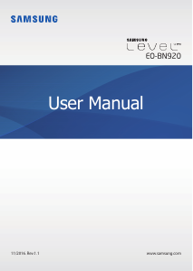 Manual de uso Samsung EO-BN920 Auriculares