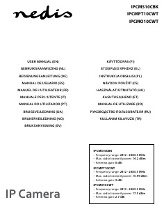 Manuale Nedis IPCMS10CBK Telecamera ip