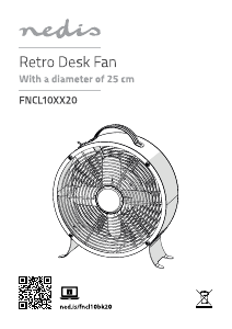 Manual Nedis FNCL10BK20 Ventilador