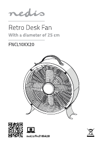 Manual Nedis FNCL10GY20 Fan