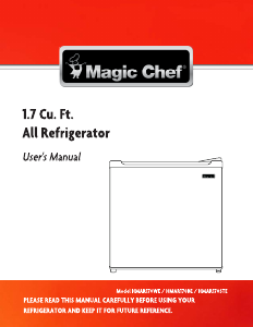 Manual Magic Chef HMAR170STE Refrigerator