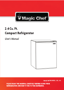 Handleiding Magic Chef MCAR240B2 Koelkast