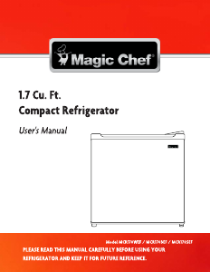 Handleiding Magic Chef MCR170BEF Koelkast