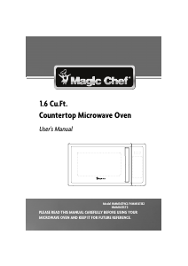 Bruksanvisning Magic Chef HMM1611ST2 Mikrovågsugn