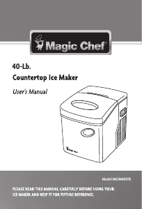 Manual de uso Magic Chef MCIM40STK Máquina de hacer hielo