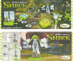 Kullanım kılavuzu Kinder Surprise 2S-60d Shrek Mobile
