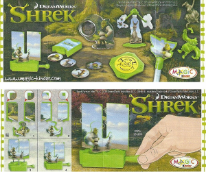 Kullanım kılavuzu Kinder Surprise 2S-209 Shrek Rotating images