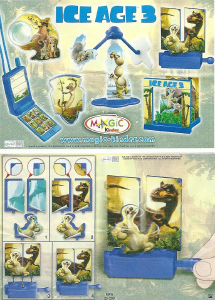 Mode d’emploi Kinder Surprise 2S-209c Ice Age 3 Rotating images