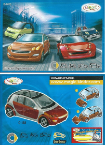 Kullanım kılavuzu Kinder Surprise C138 Smart Forfour