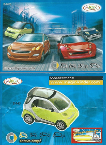 Manual Kinder Surprise C140 Smart Fortwo Coupe