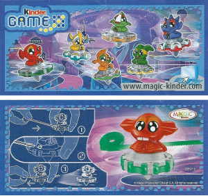 Kasutusjuhend Kinder Surprise DE011 Game Red alien