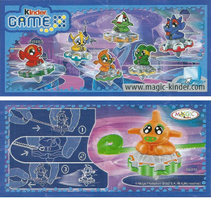 Kasutusjuhend Kinder Surprise DE012 Game Orange alien