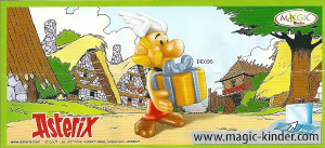 Kullanım kılavuzu Kinder Surprise DE095 Asterix & Obelix Asterix