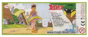 मैनुअल Kinder Surprise DE102 Asterix & Obelix Rahazade
